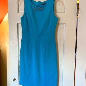 Light Blue Body Con Dress